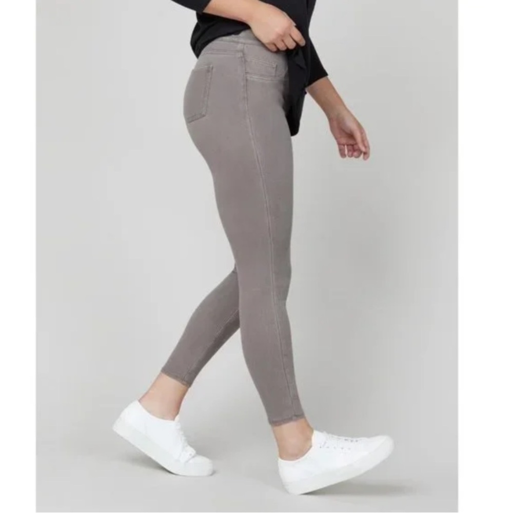 C27 SPANX Jean-ish Earthy Taupe Ankle Skinny Leggings